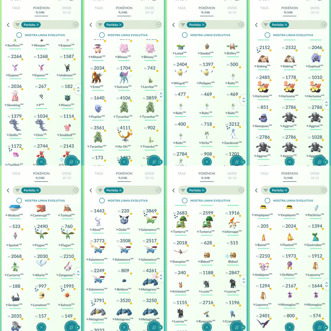 Galeria da conta Pokémon GO nível 71 — imagem 24