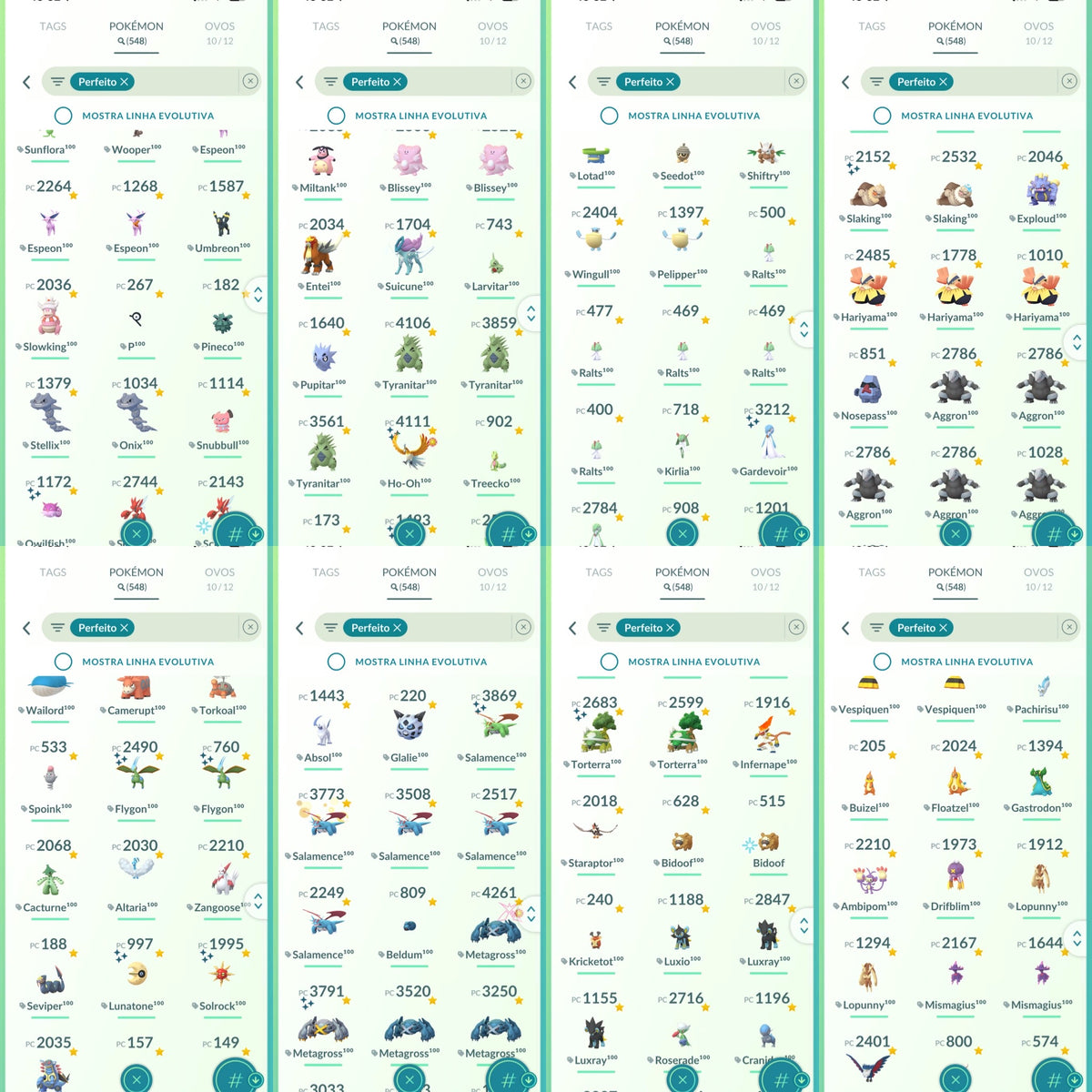 Galeria da conta Pokémon GO nível 71 — imagem 24