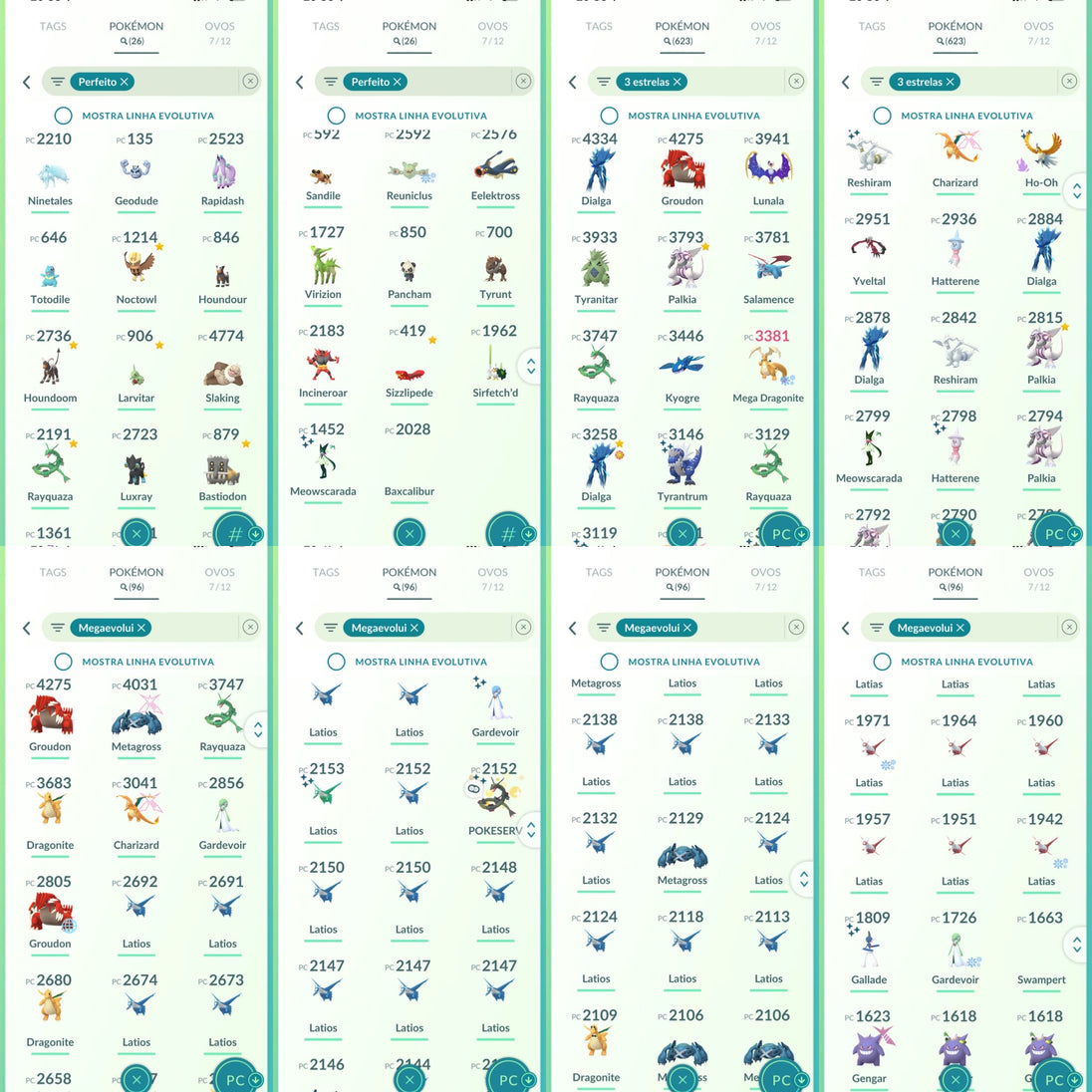 Conta Pokémon GO Nível 70 - Screenshot 12