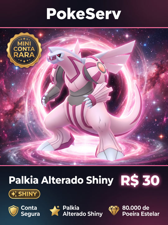 Mini Conta Rara Palkia Alterado Shiny PokeServ