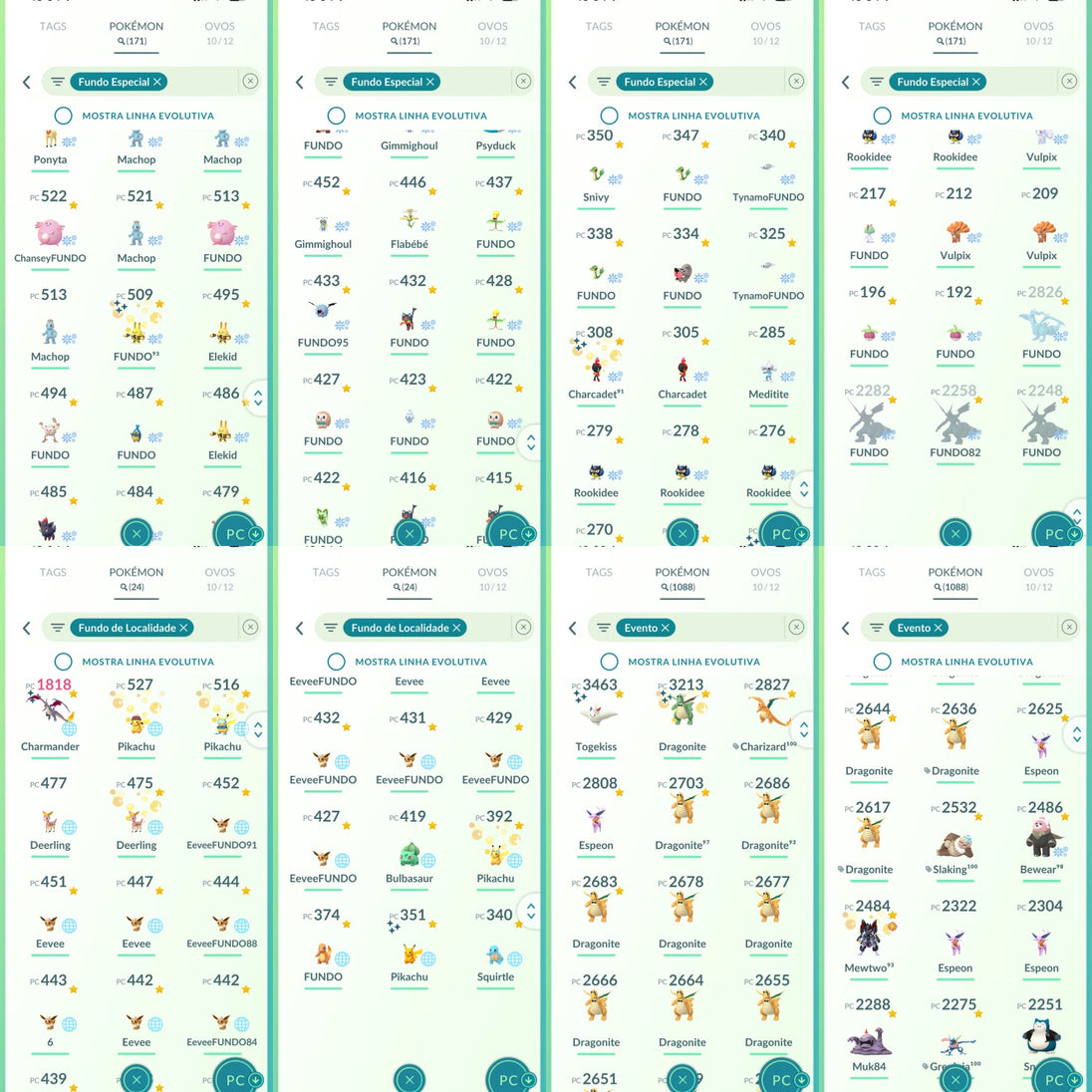 Galeria da conta Pokémon GO nível 71 — imagem 40