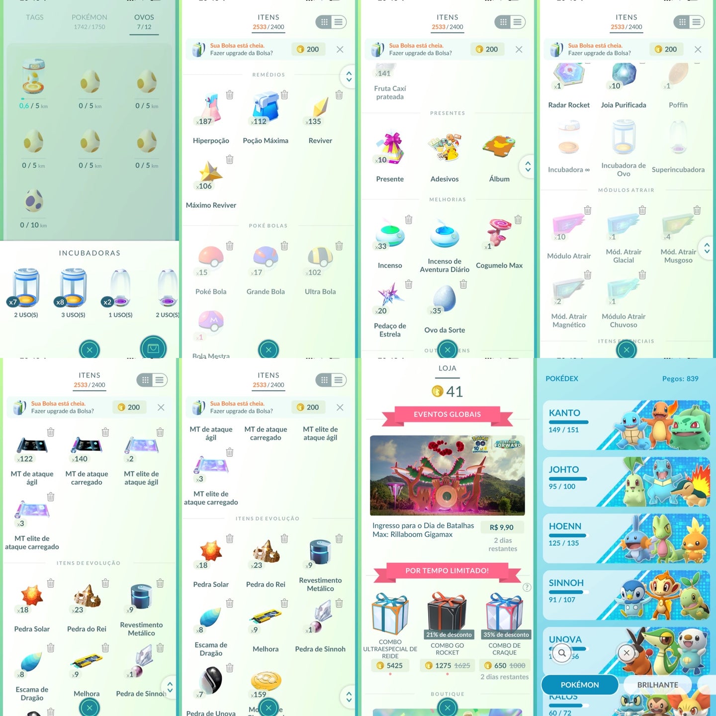 Conta Pokémon GO Nível 70 - Screenshot 17