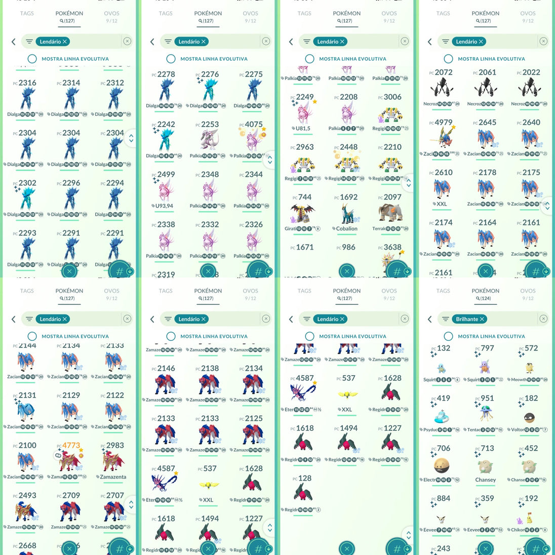 Galeria da conta Pokémon GO nível 66 Instinct — imagem 6