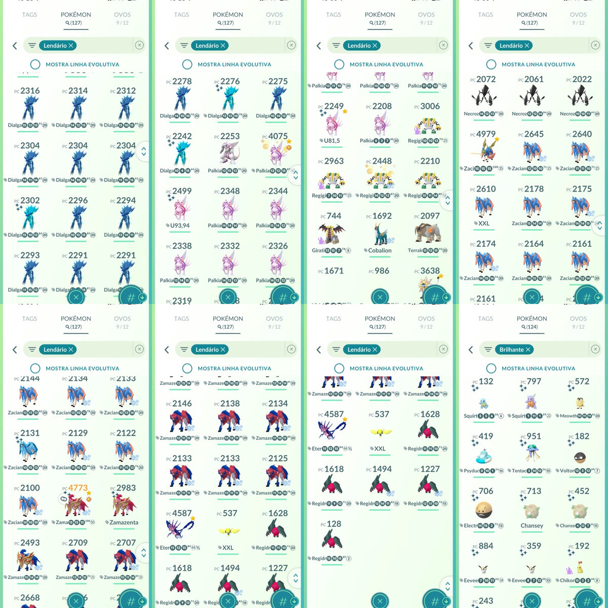 Galeria da conta Pokémon GO nível 66 Instinct — imagem 6