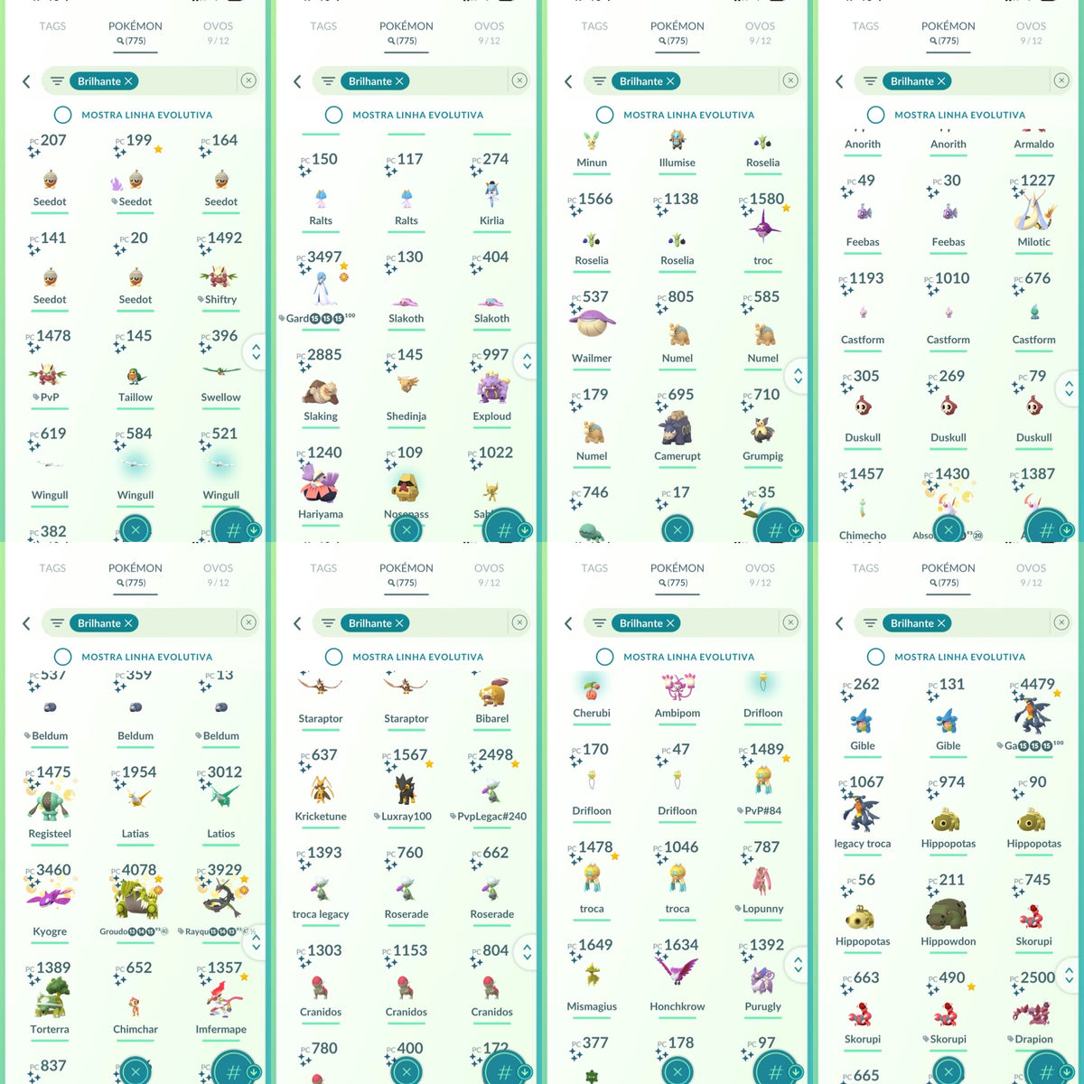 Galeria da conta Pokémon GO nível 71 — imagem 12