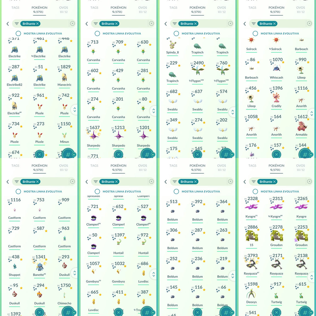 Galeria da conta Pokémon GO nível 71 — imagem 3