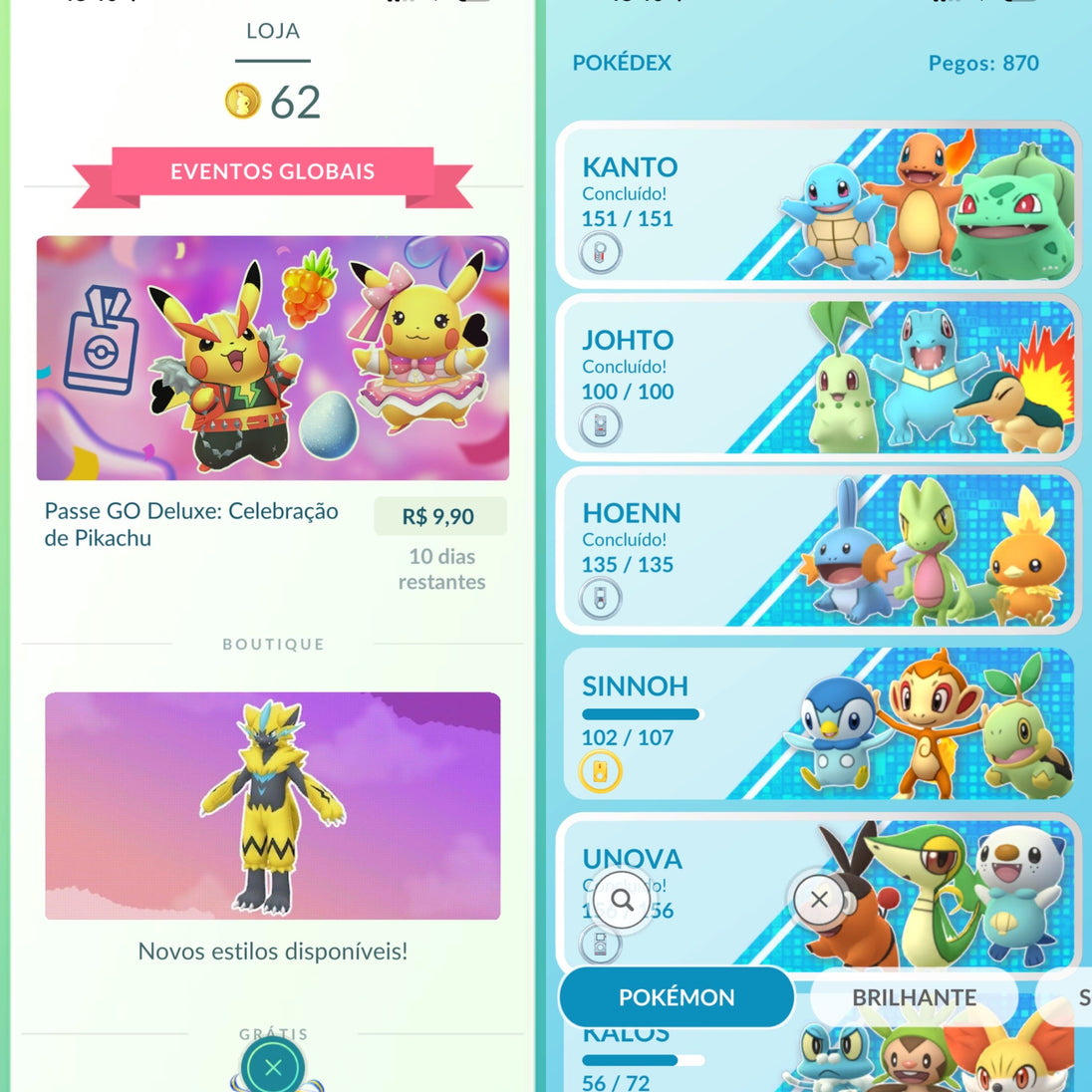 Conta Pokemon GO Nivel 76 - Screenshot 27
