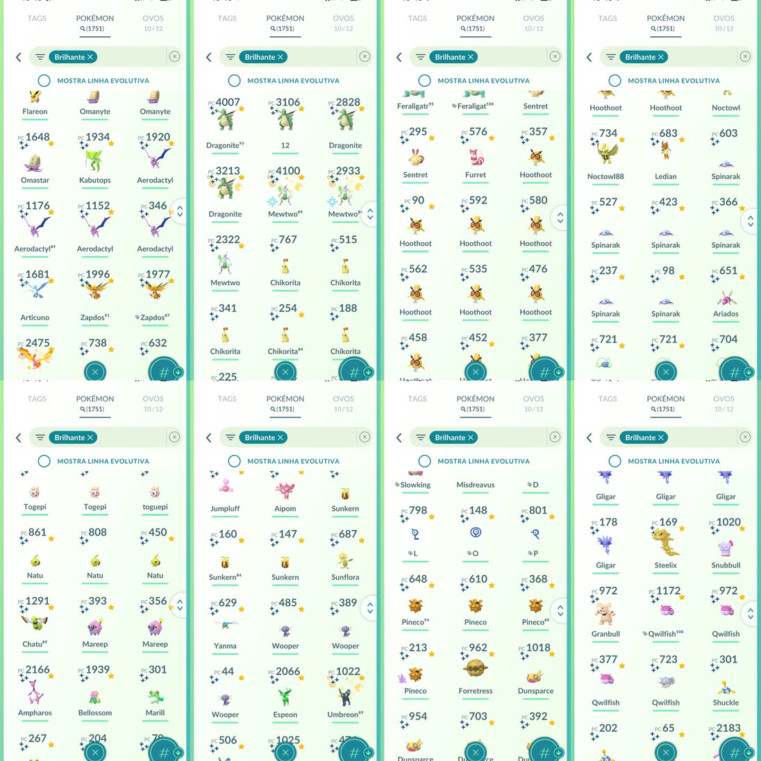 Galeria da conta Pokémon GO nível 71 — imagem 16
