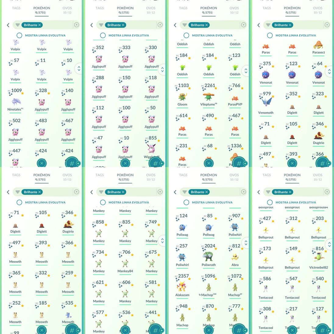Galeria da conta Pokémon GO nível 71 — imagem 17