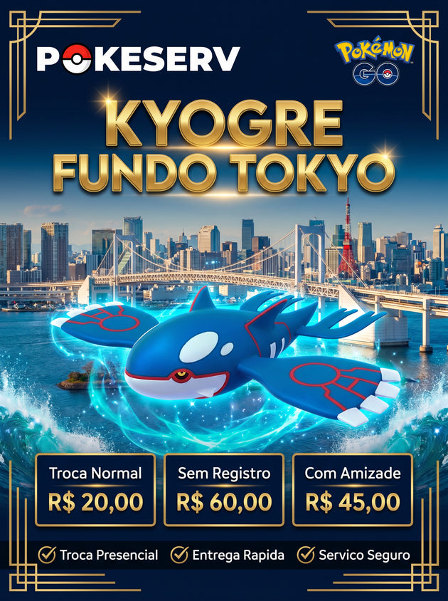 Kyogre Fundo Tokyo GoFest CP2316 PokeServ
