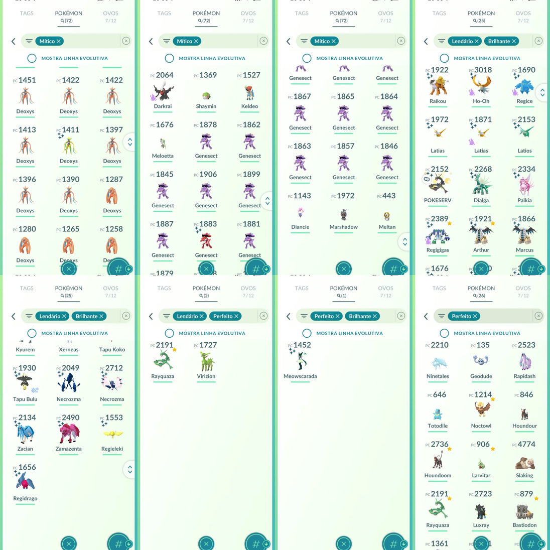 Conta Pokémon GO Nível 70 - Screenshot 10