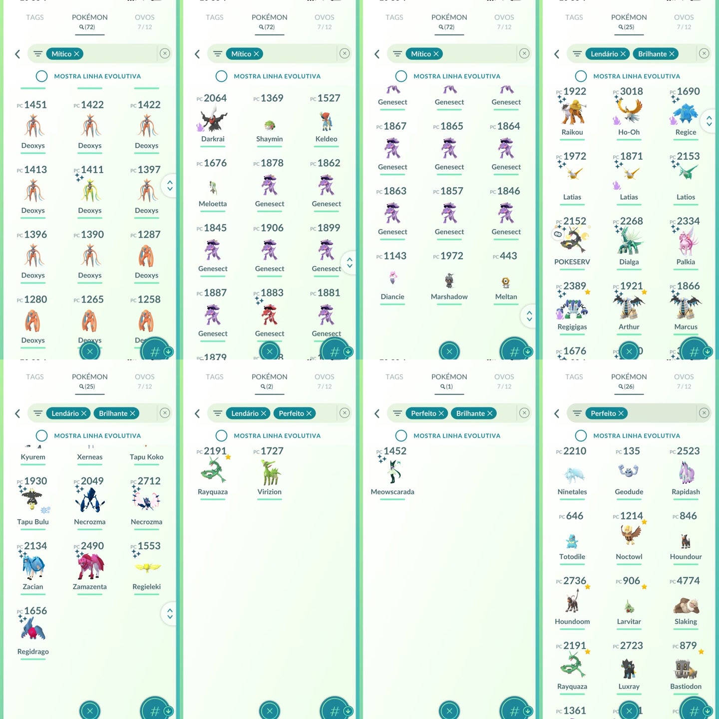 Conta Pokémon GO Nível 70 - Screenshot 10