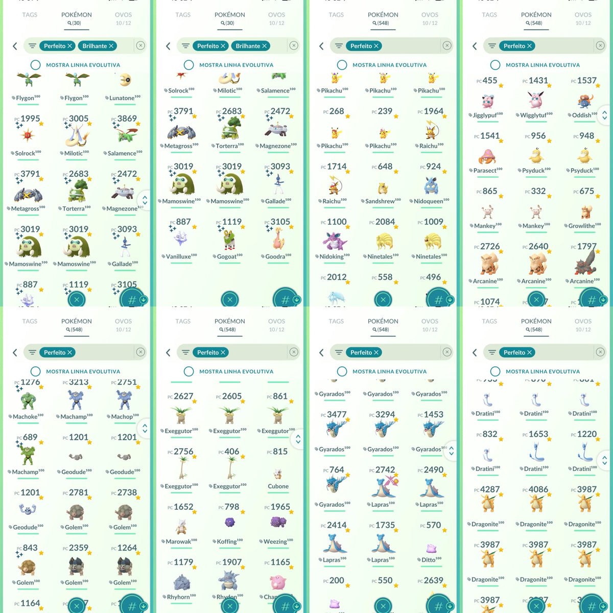 Galeria da conta Pokémon GO nível 71 — imagem 32