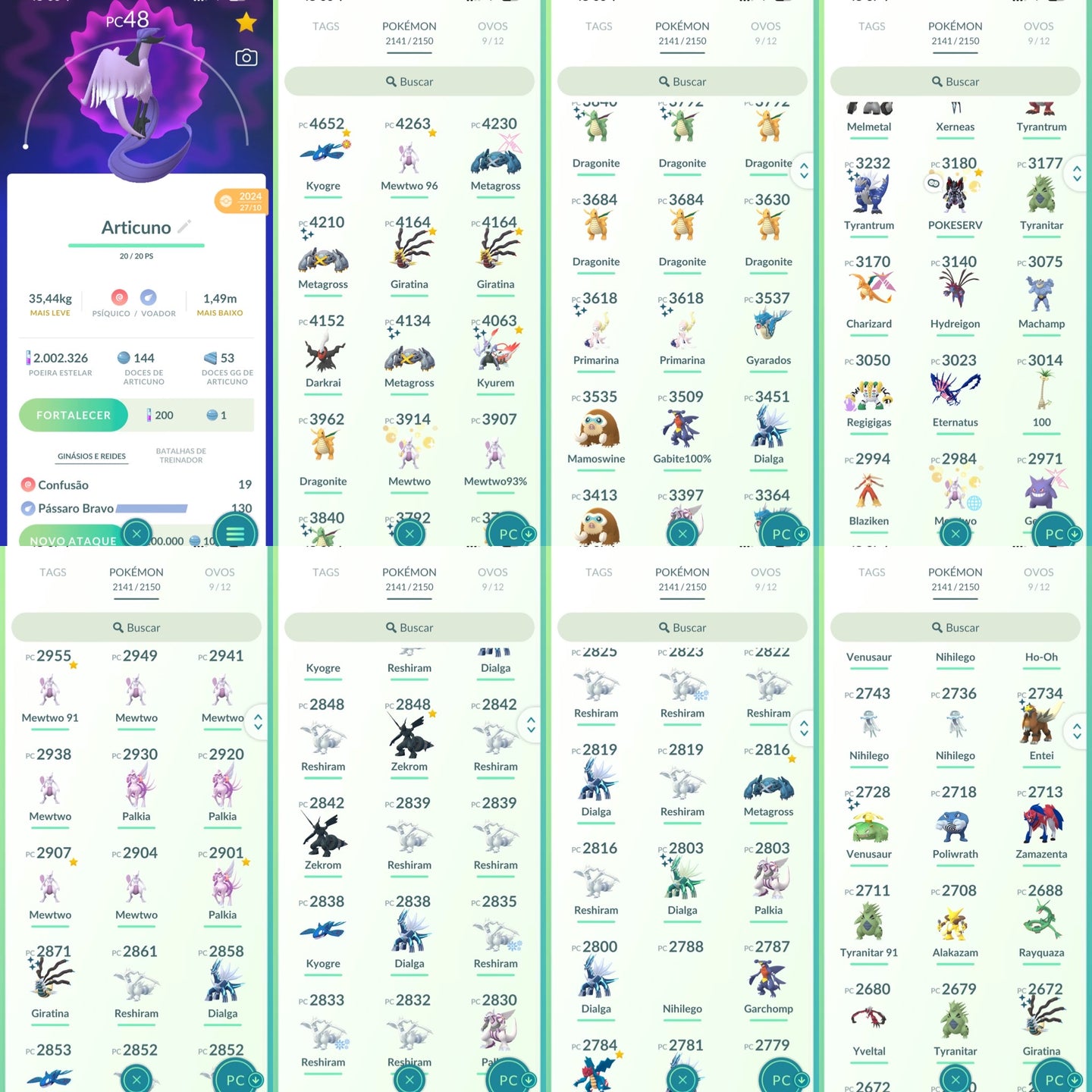 Conta Pokémon GO Nível 71 - Screenshot 6