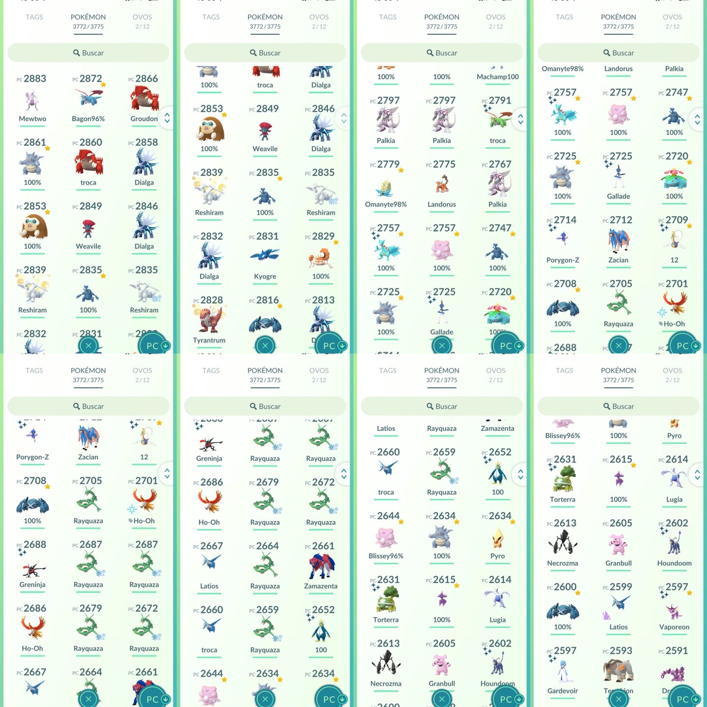 Conta Pokemon GO Nivel 76 - Screenshot 7