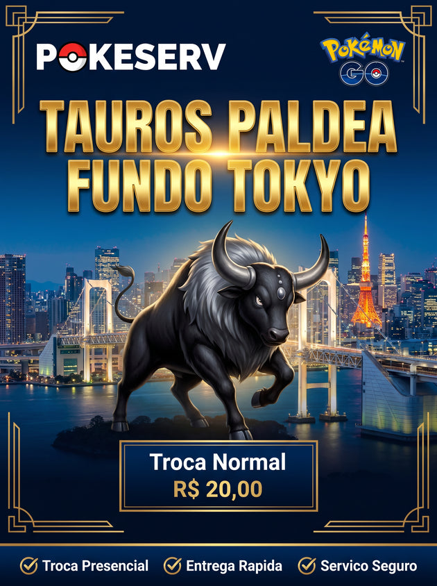 Tauros de Paldea Fundo Tokyo GoFest PokeServ