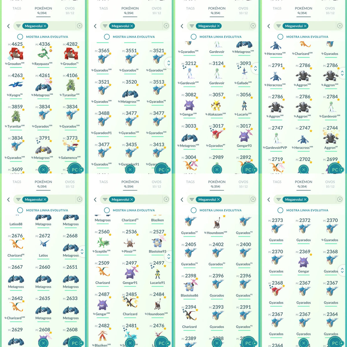 Galeria da conta Pokémon GO nível 71 — imagem 27