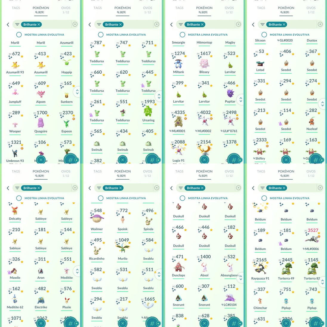 Conta Pokémon GO Nível 76 XP Pro 80 - Screenshot 11