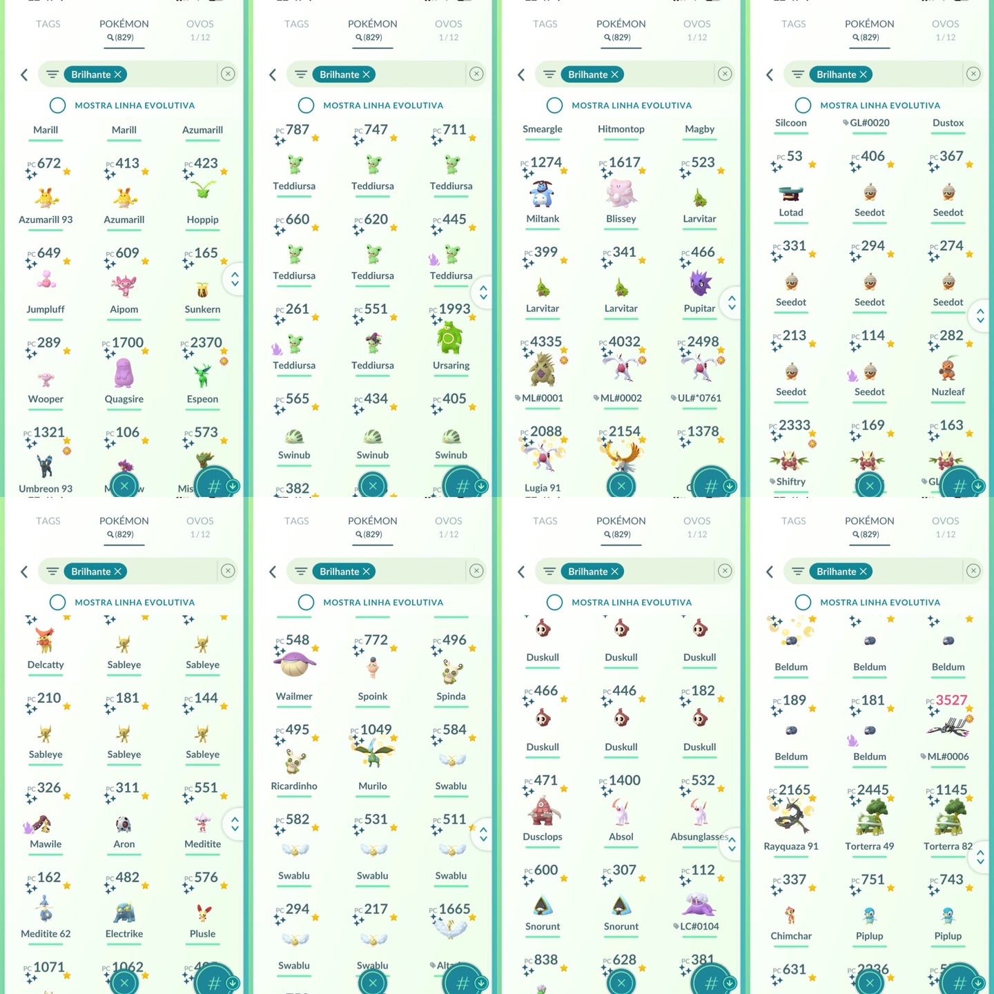 Conta Pokémon GO Nível 76 XP Pro 80 - Screenshot 11