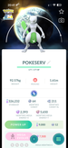 Mewtwo Shiny em Master Ball com Fundo Especial Celebração de 10º Aniversário