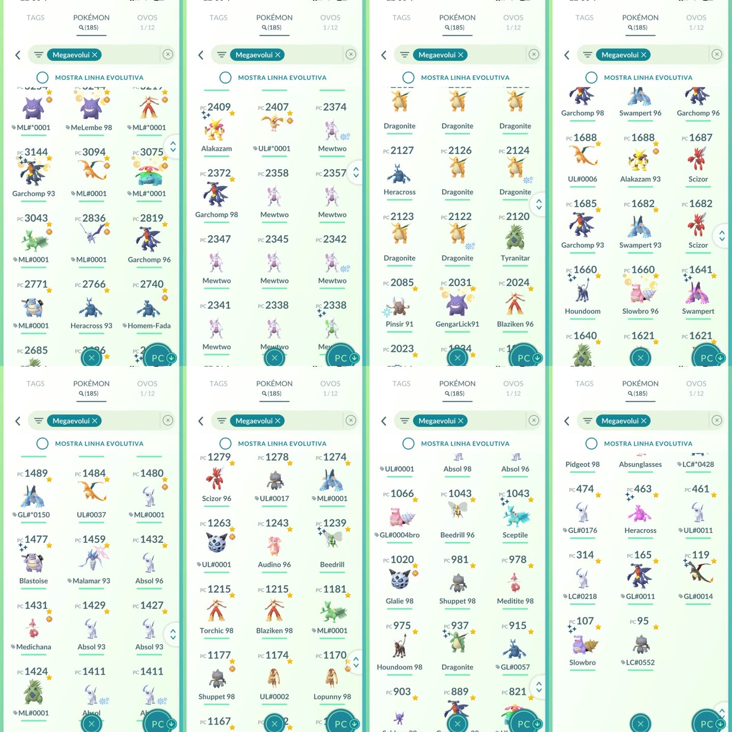 Conta Pokémon GO Nível 76 XP Pro 80 - Screenshot 17