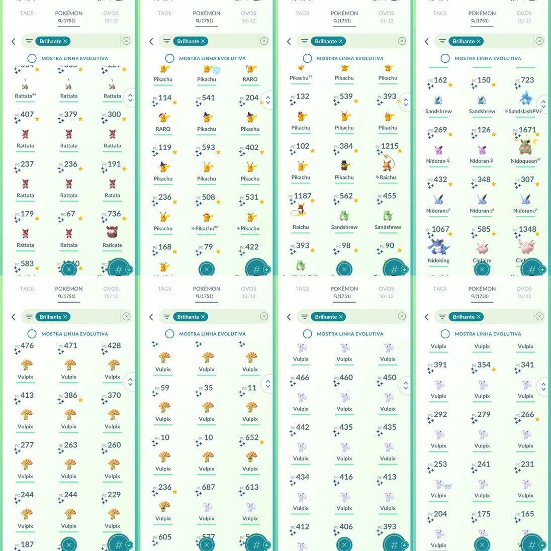 Galeria da conta Pokémon GO nível 71 — imagem 12