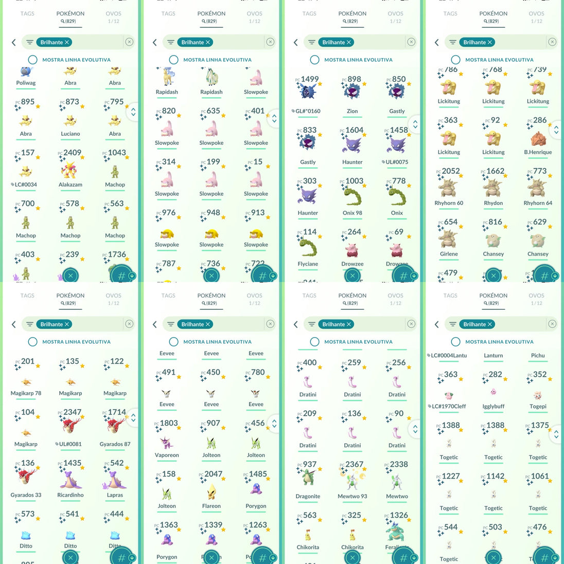 Conta Pokémon GO Nível 76 XP Pro 80 - Screenshot 10