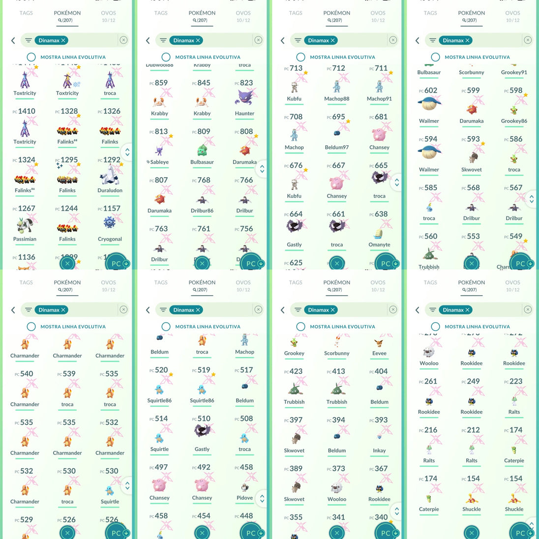 Galeria da conta Pokémon GO nível 71 — imagem 25