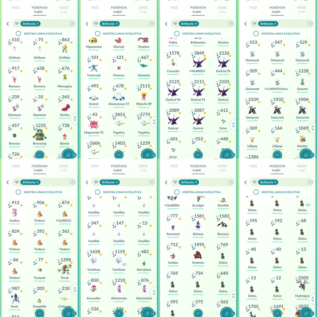 Conta Pokémon GO Nível 76 XP Pro 80 - Screenshot 12