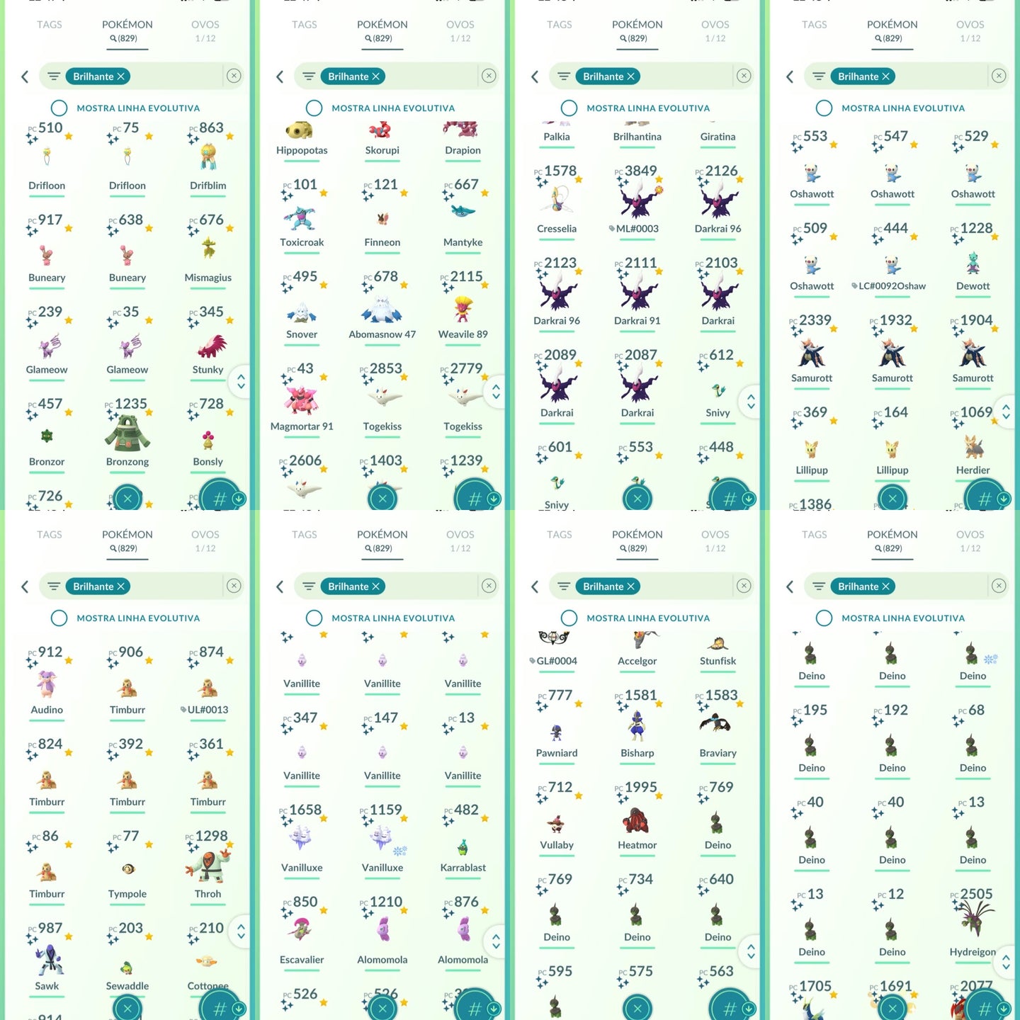 Conta Pokémon GO Nível 76 XP Pro 80 - Screenshot 12