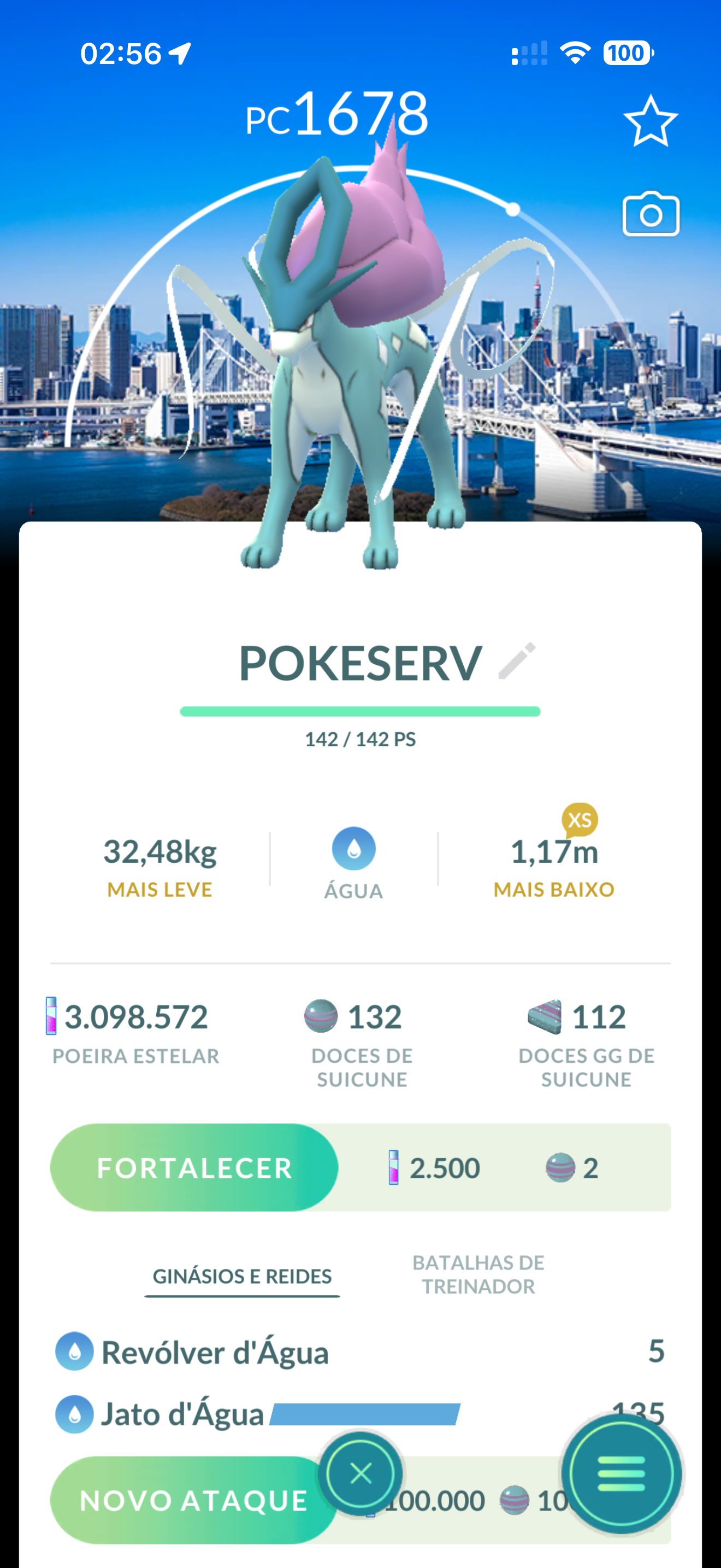 Suicune Fundo Tokyo GoFest - Screenshot do jogo