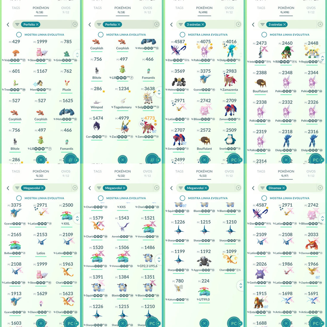 Galeria da conta Pokémon GO nível 66 Instinct — imagem 9