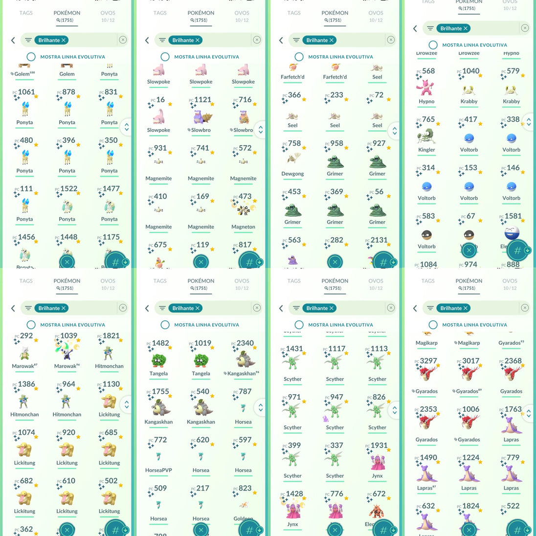 Galeria da conta Pokémon GO nível 71 — imagem 15