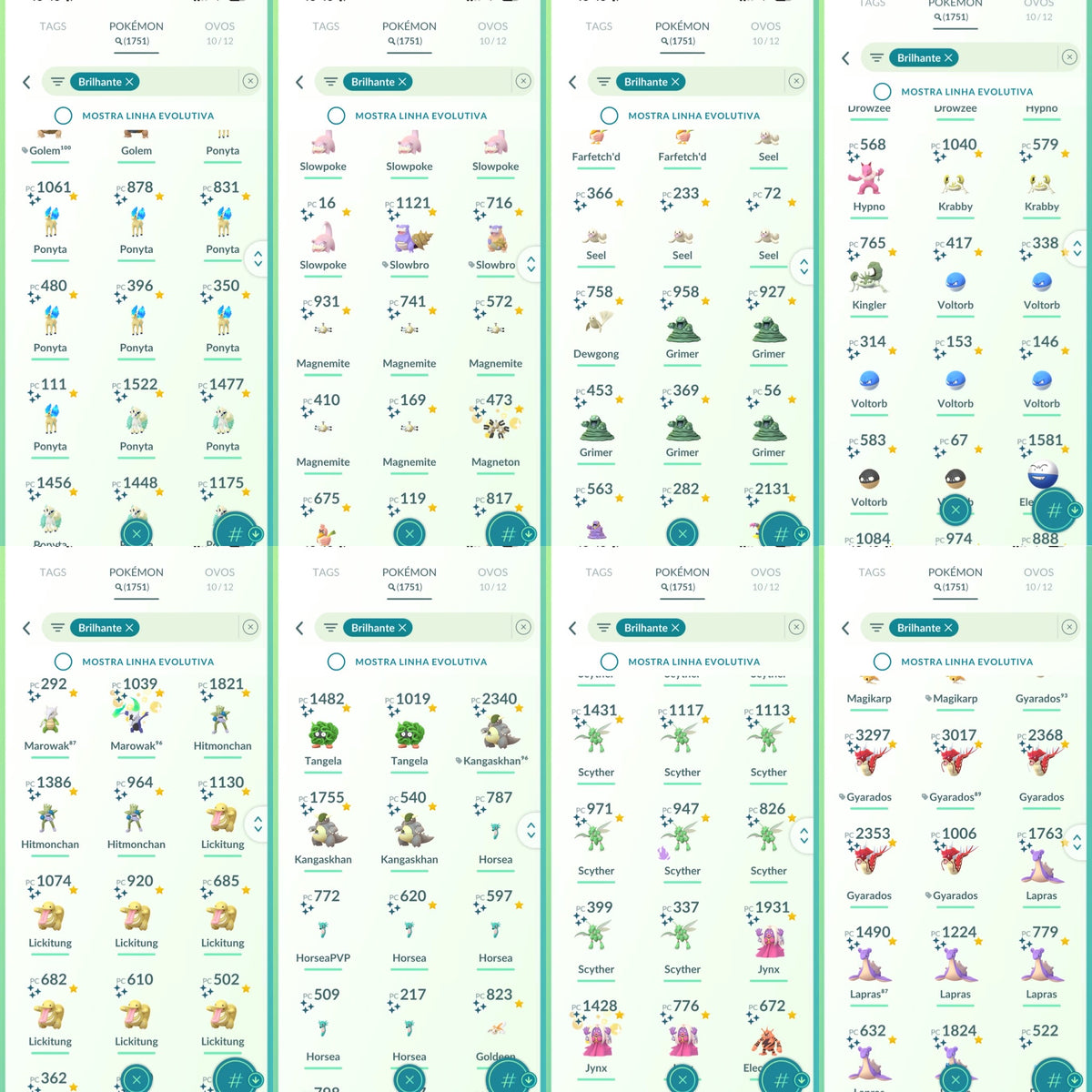 Galeria da conta Pokémon GO nível 71 — imagem 15