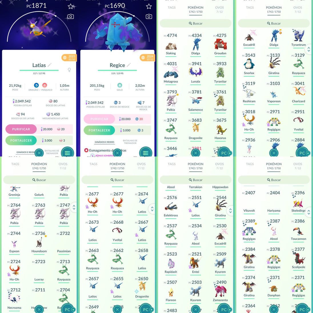 Conta Pokémon GO Nível 70 - Screenshot 4