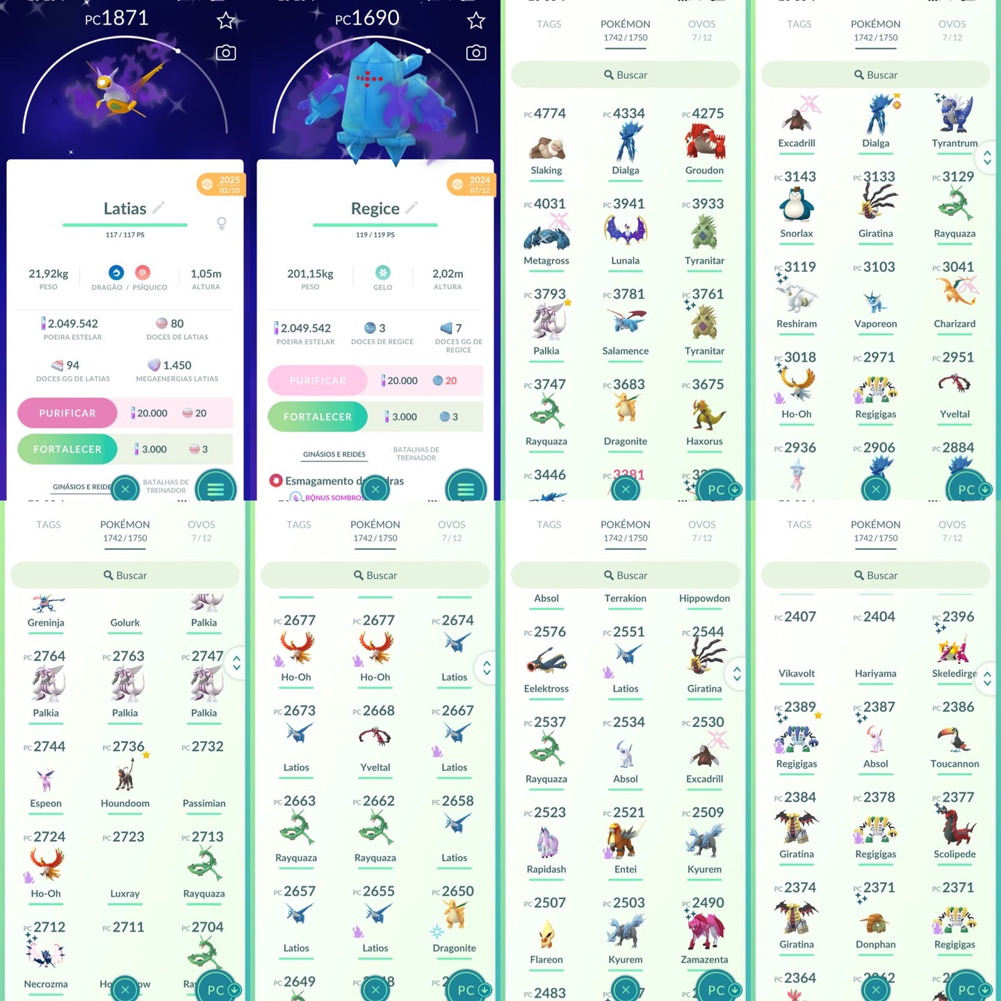 Conta Pokémon GO Nível 70 - Screenshot 4