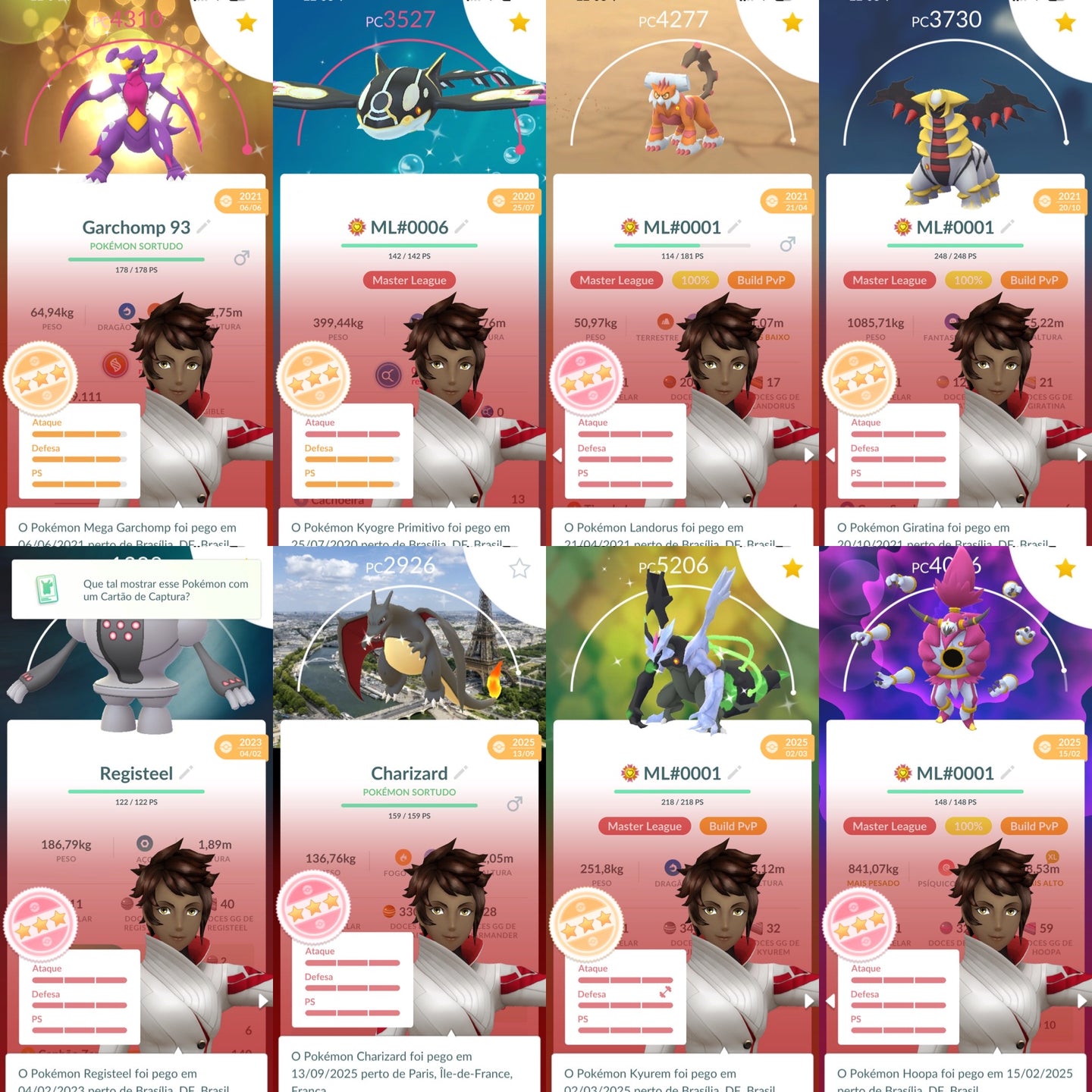 Conta Pokémon GO Nível 76 XP Pro 80 - Screenshot 4