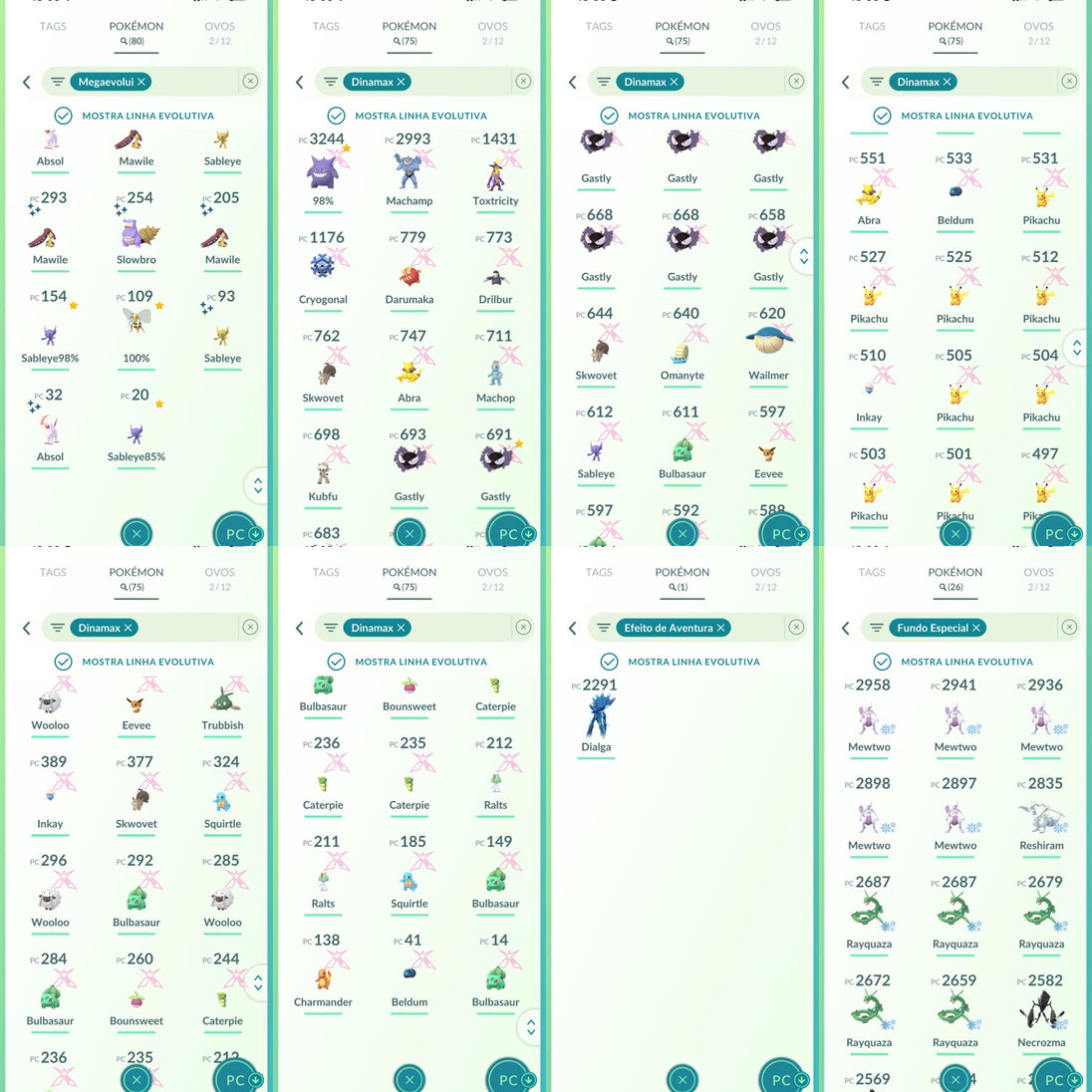 Conta Pokemon GO Nivel 76 - Screenshot 23