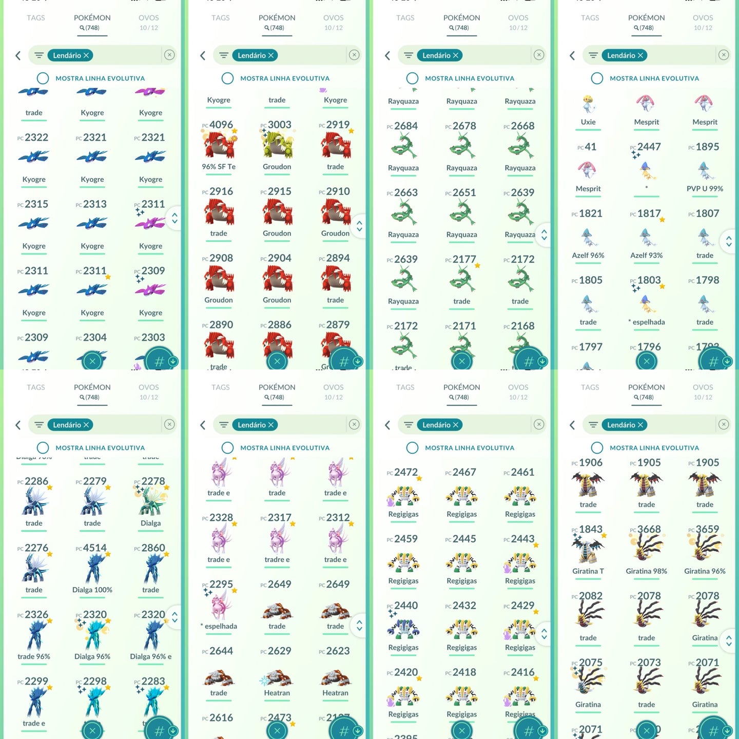 Conta Pokemon GO Nivel 73 - Screenshot 8