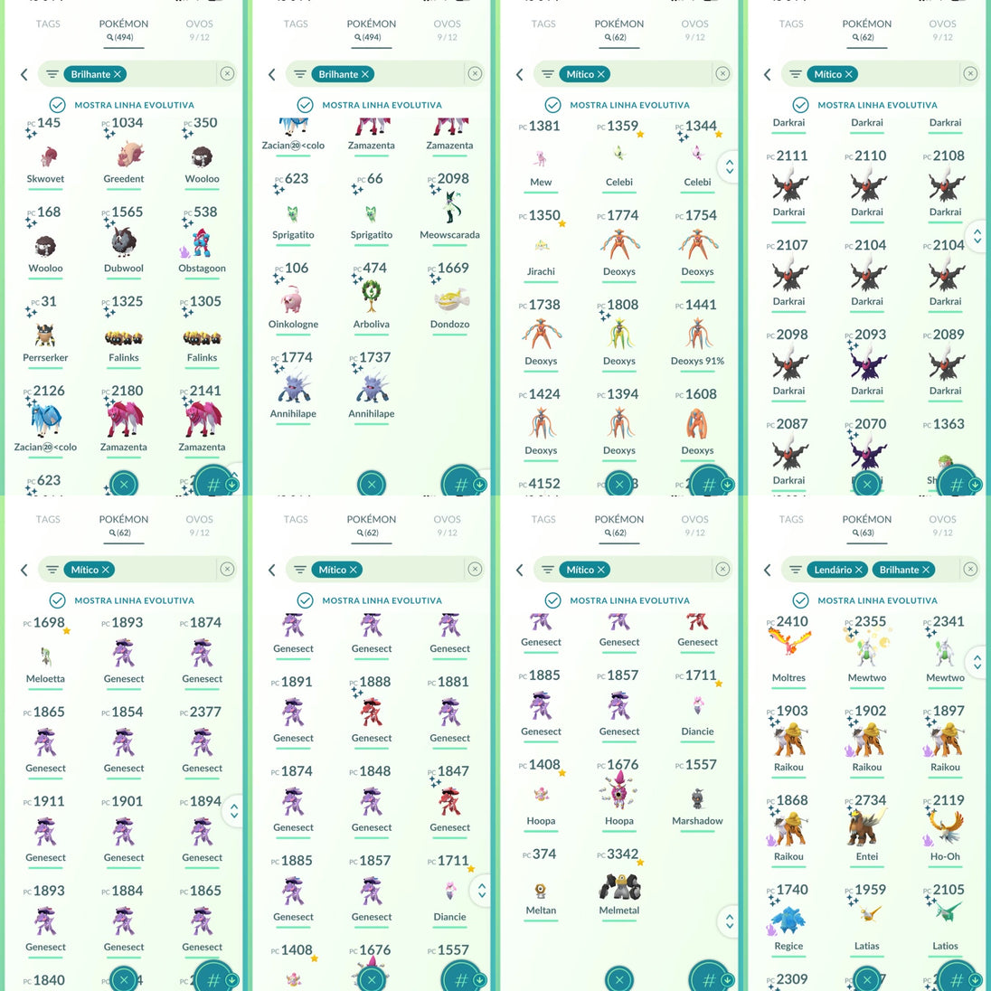 Conta Pokémon GO Nível 71 - Screenshot 13