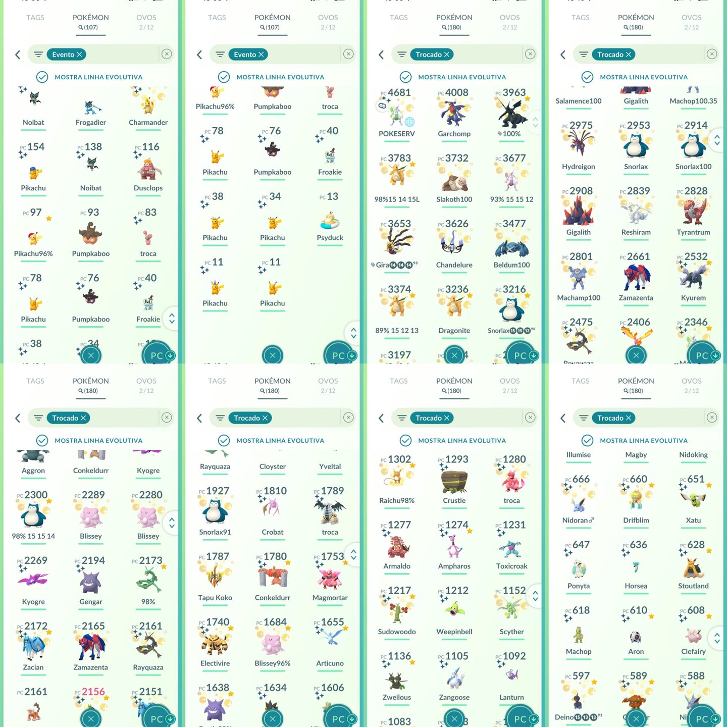 Conta Pokemon GO Nivel 76 - Screenshot 25