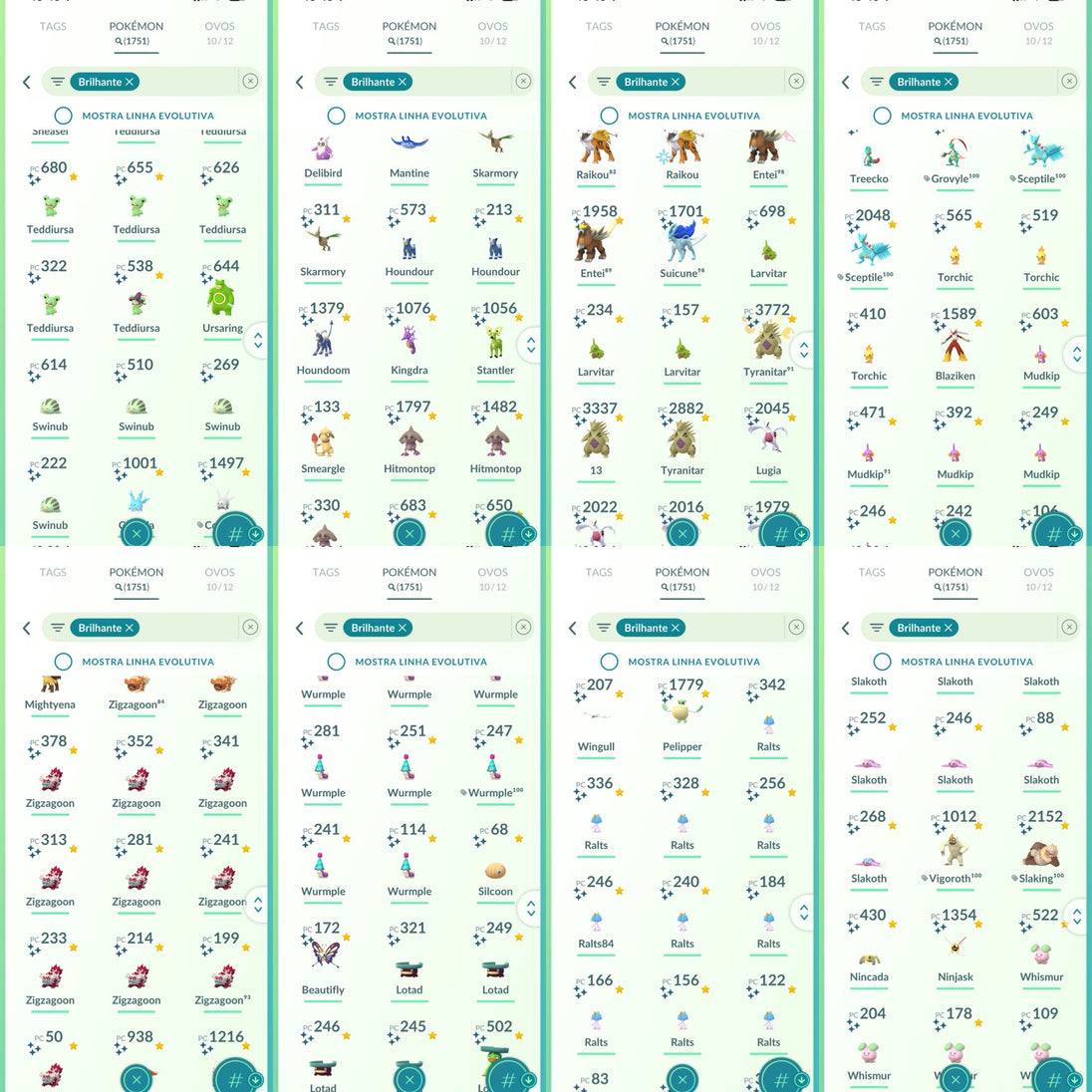 Galeria da conta Pokémon GO nível 71 — imagem 4