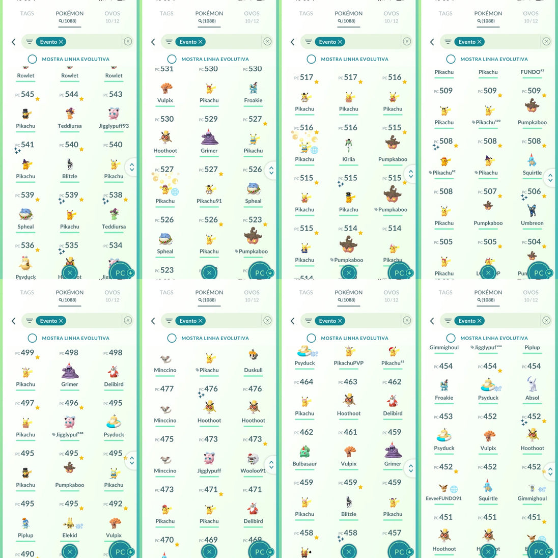 Galeria da conta Pokémon GO nível 71 — imagem 43