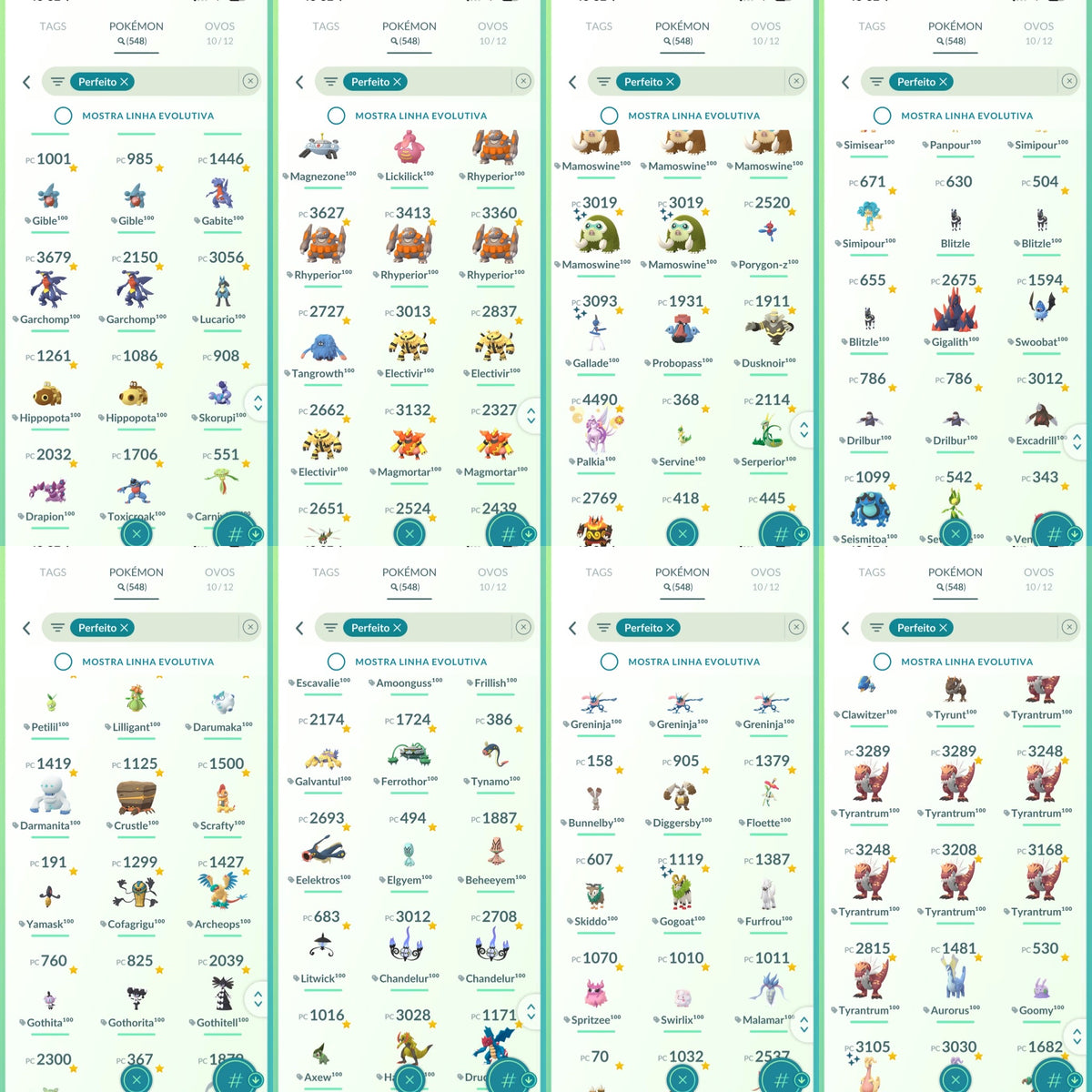 Galeria da conta Pokémon GO nível 71 — imagem 22
