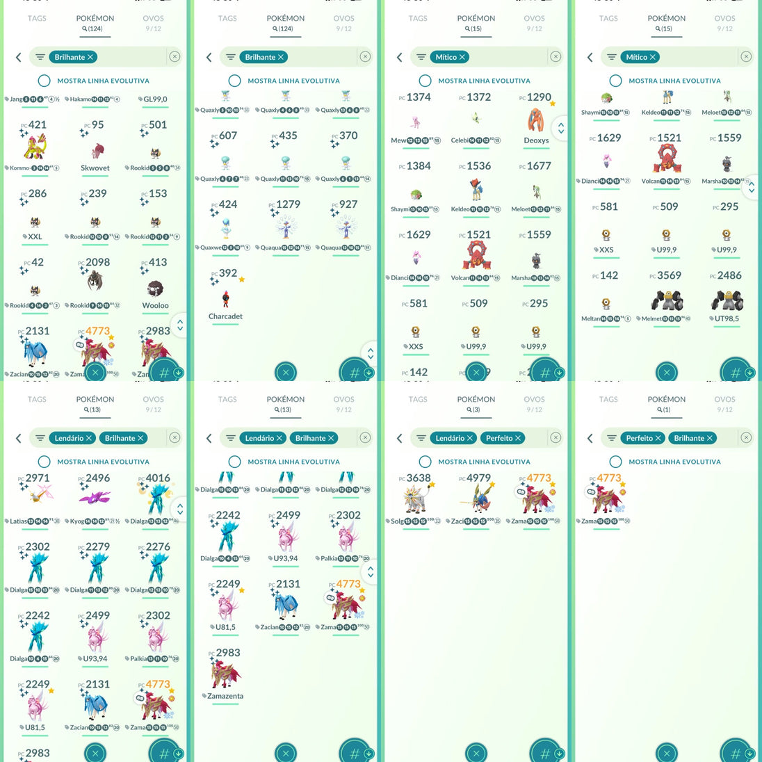 Galeria da conta Pokémon GO nível 66 Instinct — imagem 8