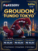 Groudon Lendário Fundo Tokyo GoFest PokeServ